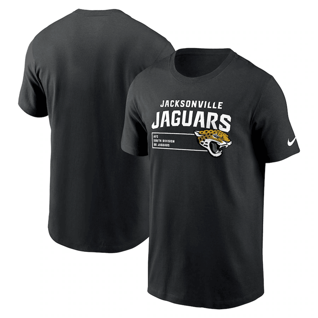 Men's Black Jacksonville Jaguars Division Essential T-Shirt